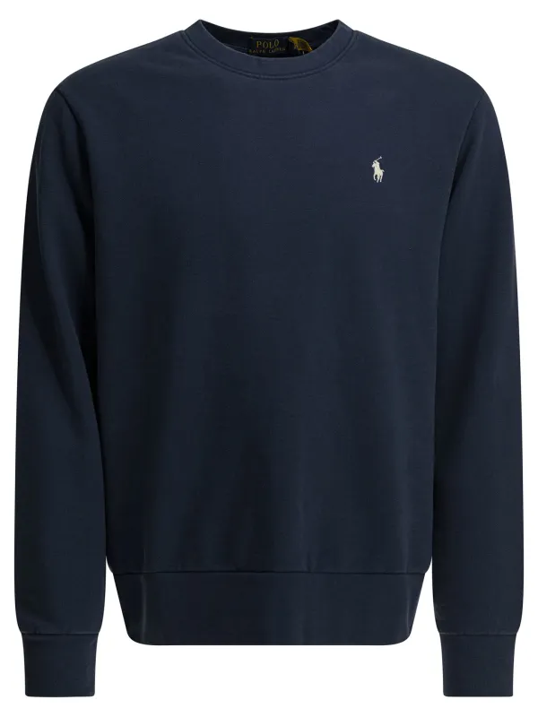 Crewneck Sweatshirt With Logo Sweatshirts Blue made by Polo by Ralph Lauren