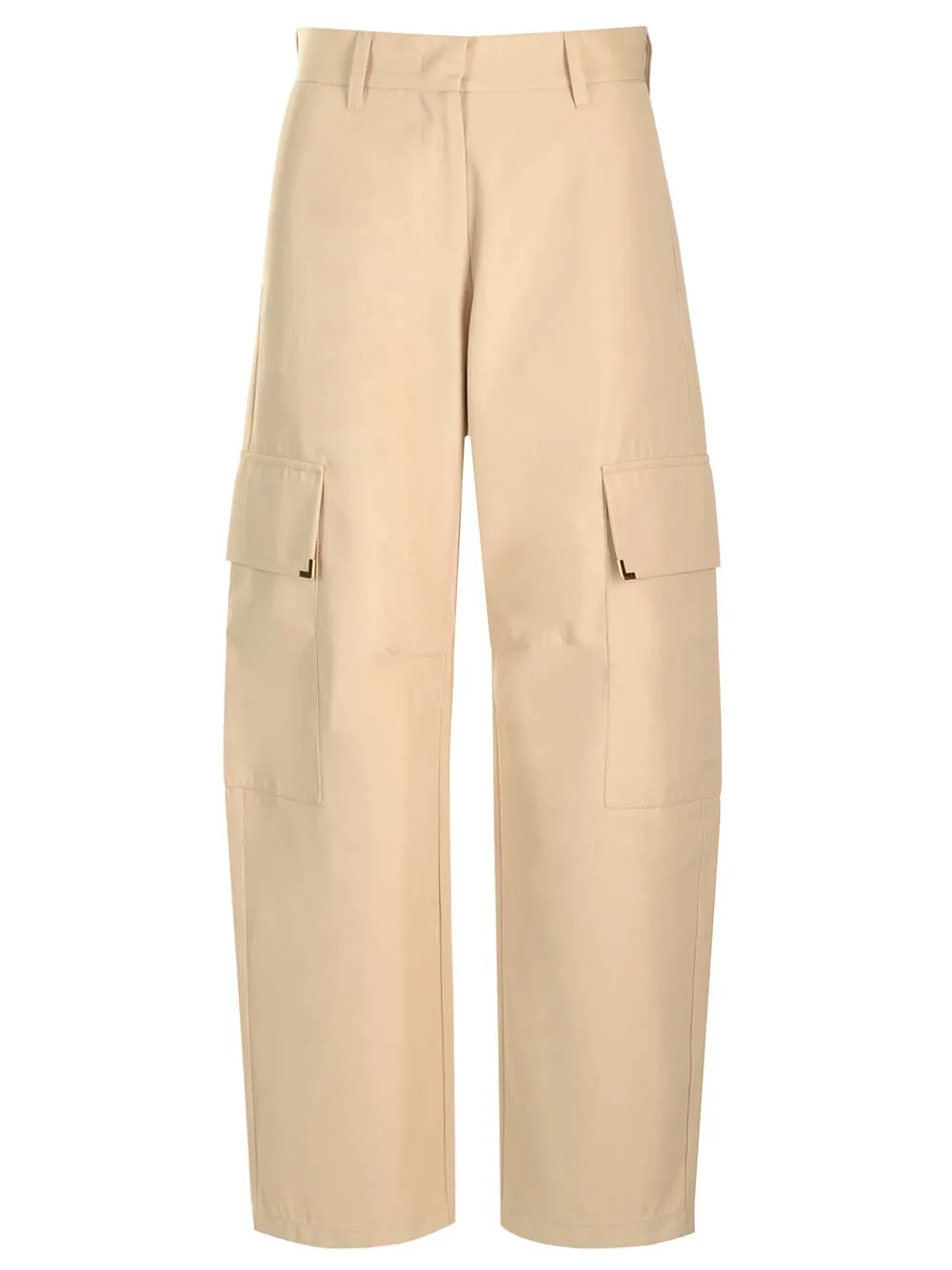 Beige Carrot Cargo Pants Trousers Beige sold by Wanan Luxury