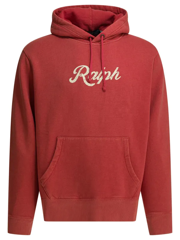 Hoodie With Logo Sweatshirts Red made by Polo by Ralph Lauren