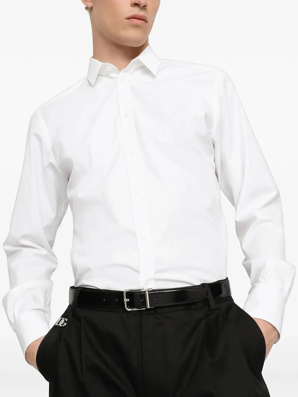 Stretch-Poplin Shirt sold by Wanan Luxury product image thumbnail 4