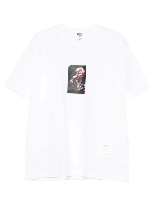 David Bowie-Print Cotton T-Shirt made by Wanan Luxury