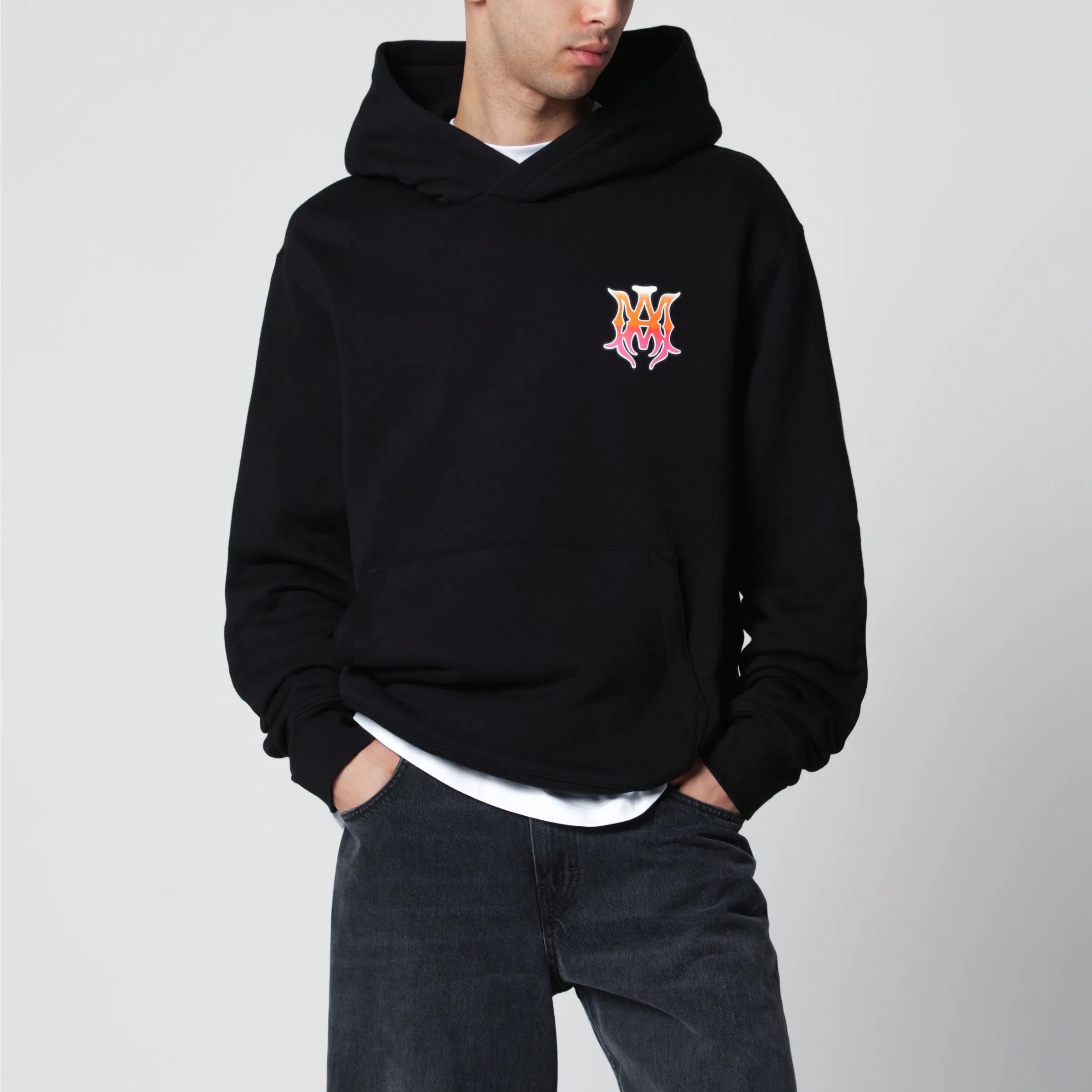 Black Hoodie With Logo sold by Wanan Luxury