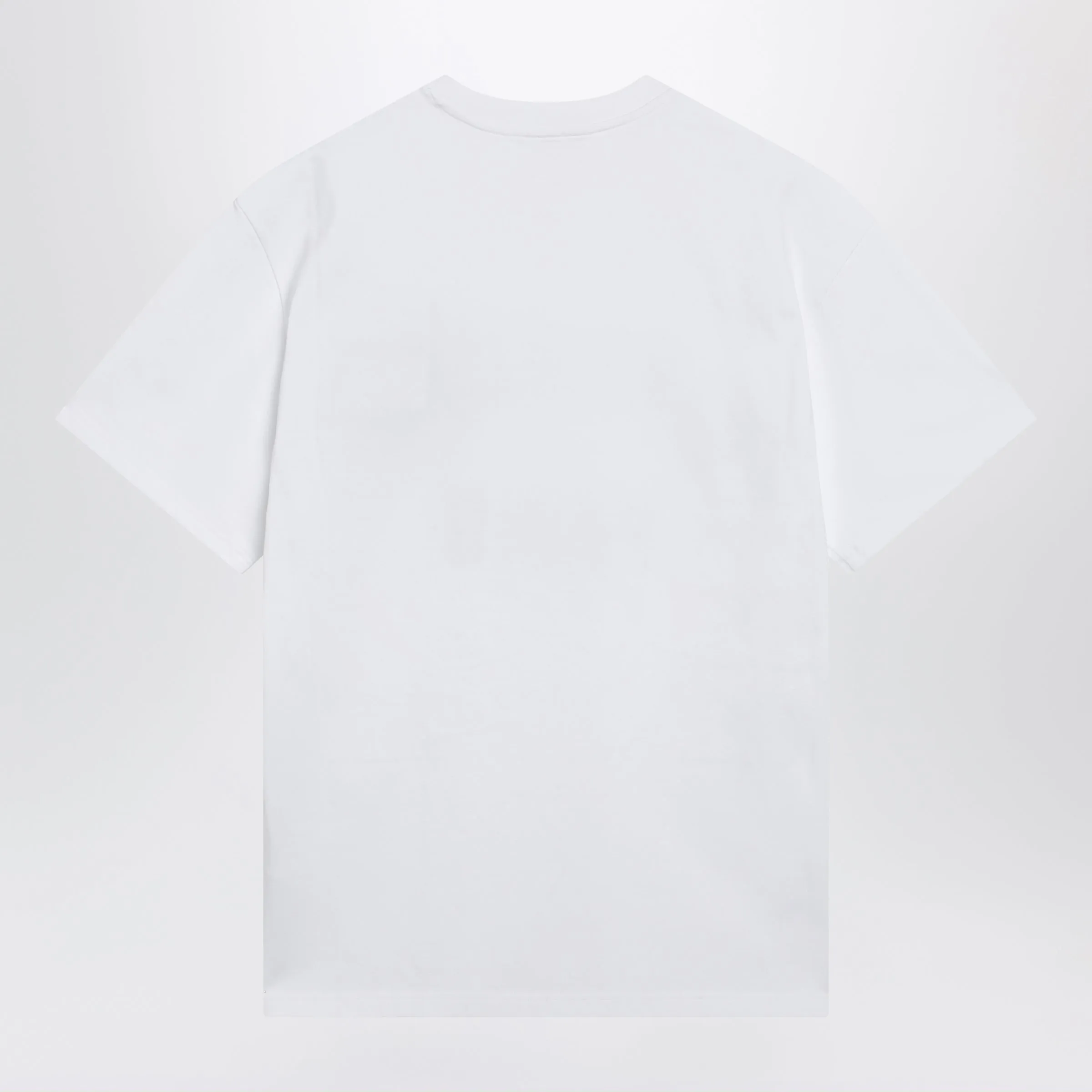 White T-Shirt With Logo Embroidery sold by Wanan Luxury product image thumbnail 2
