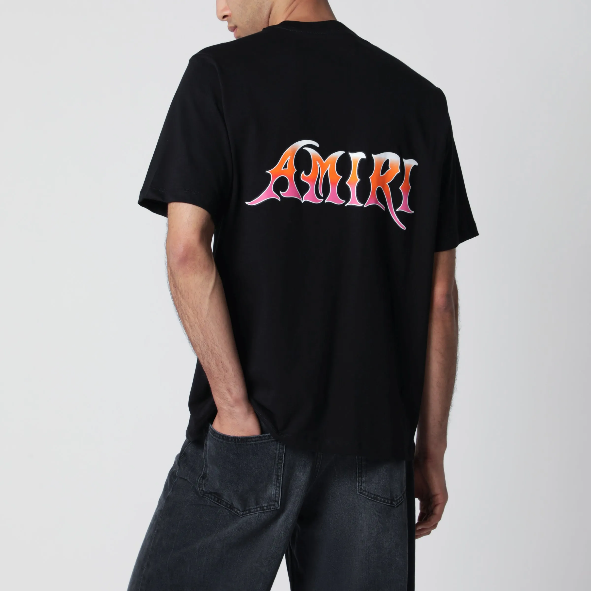 Black T-Shirt With Logo Print sold by Wanan Luxury product image thumbnail 2