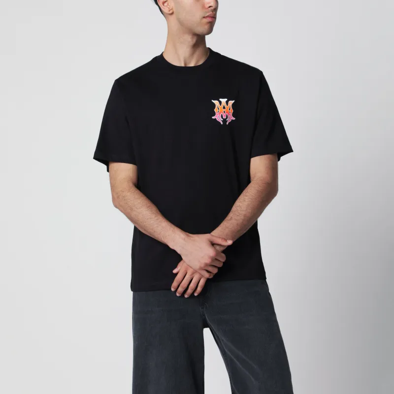 Black T-Shirt With Logo Print made by AMIRI