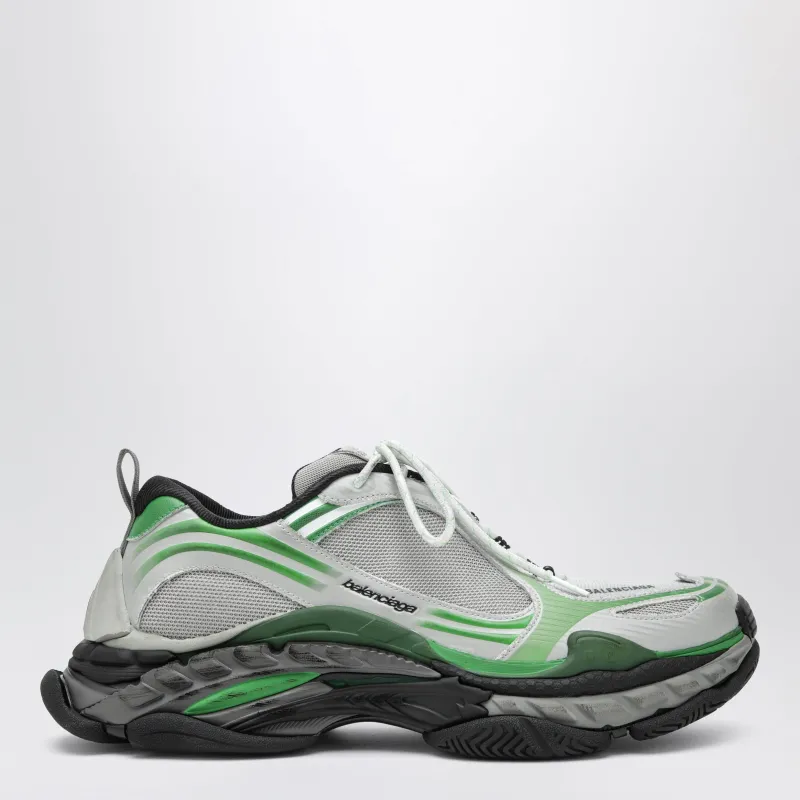 Triple S.2 Sneakers In Grey/Green Polyurethane made by Balenciaga