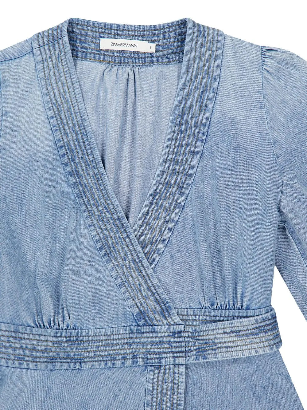 Indra Denim Midi Dress sold by Wanan Luxury product image thumbnail 4