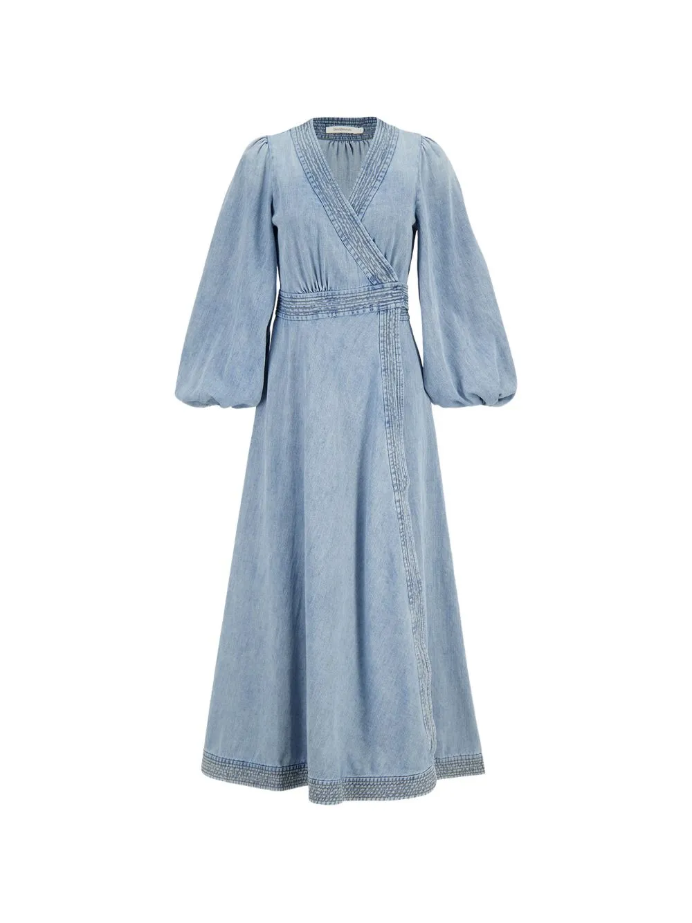 Indra Denim Midi Dress sold by Wanan Luxury
