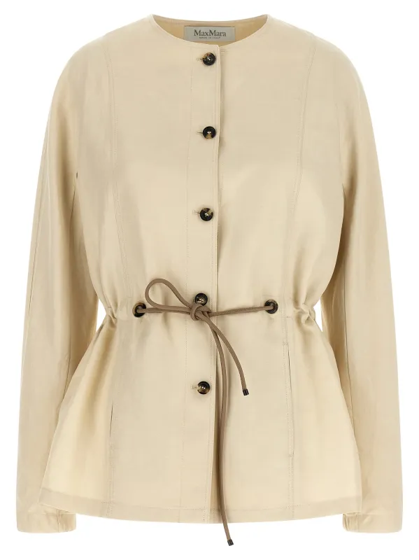 Mxmcarezza Blazers Beige made by MaxMara