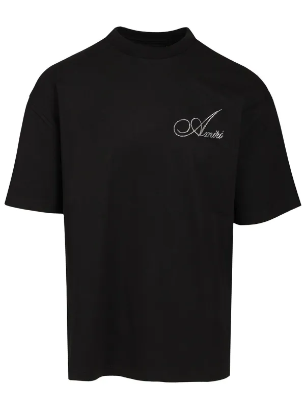 Crew Neck T-Shirt Black made by AMIRI