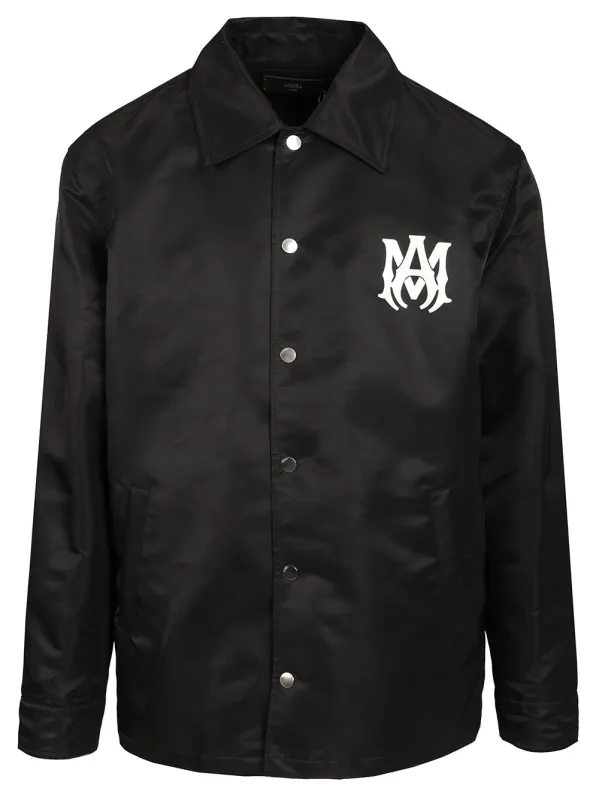 Printed Shirt Jacket Jackets Black made by AMIRI