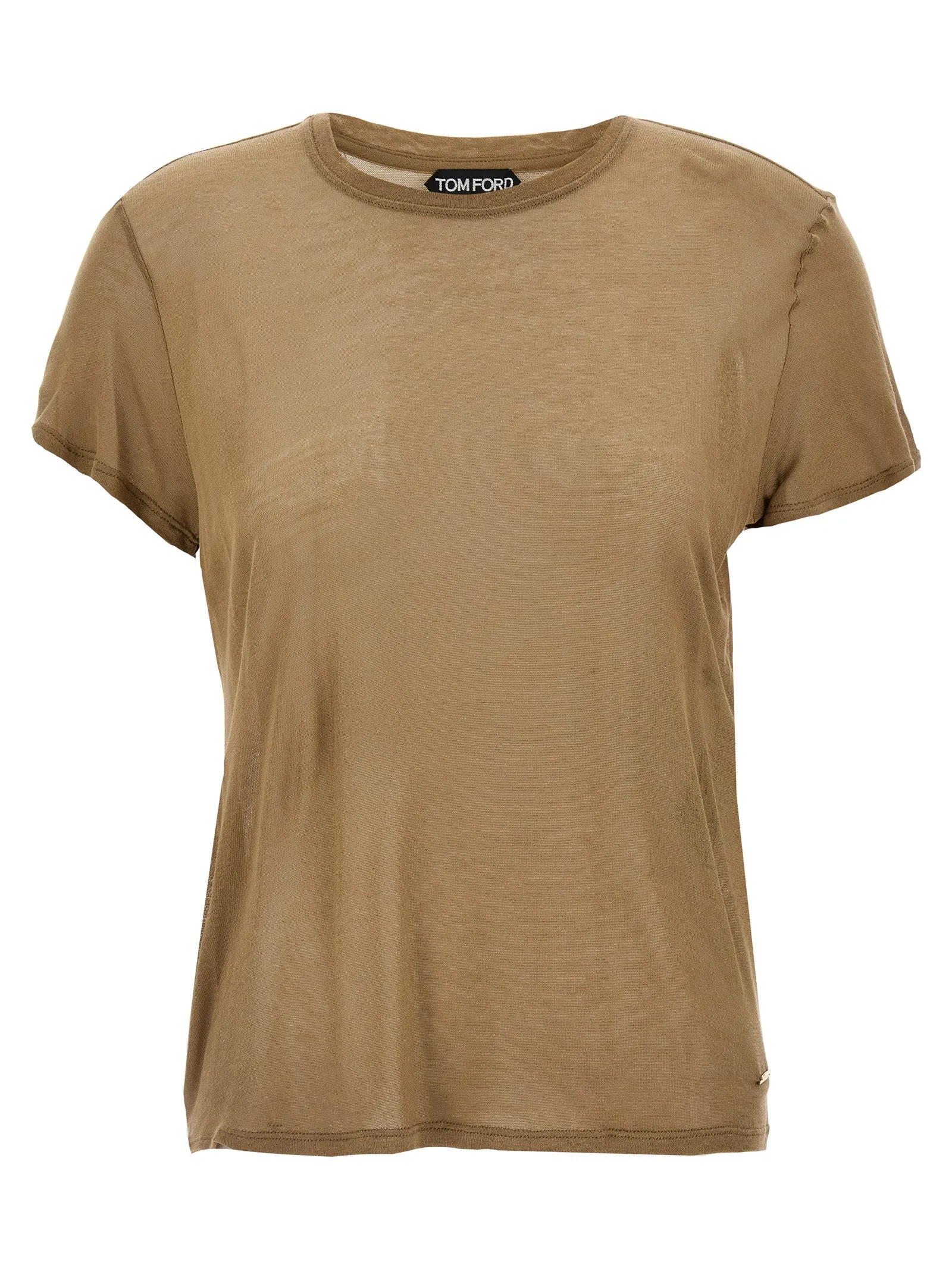 Bamboo T-Shirt Brown sold by Wanan Luxury
