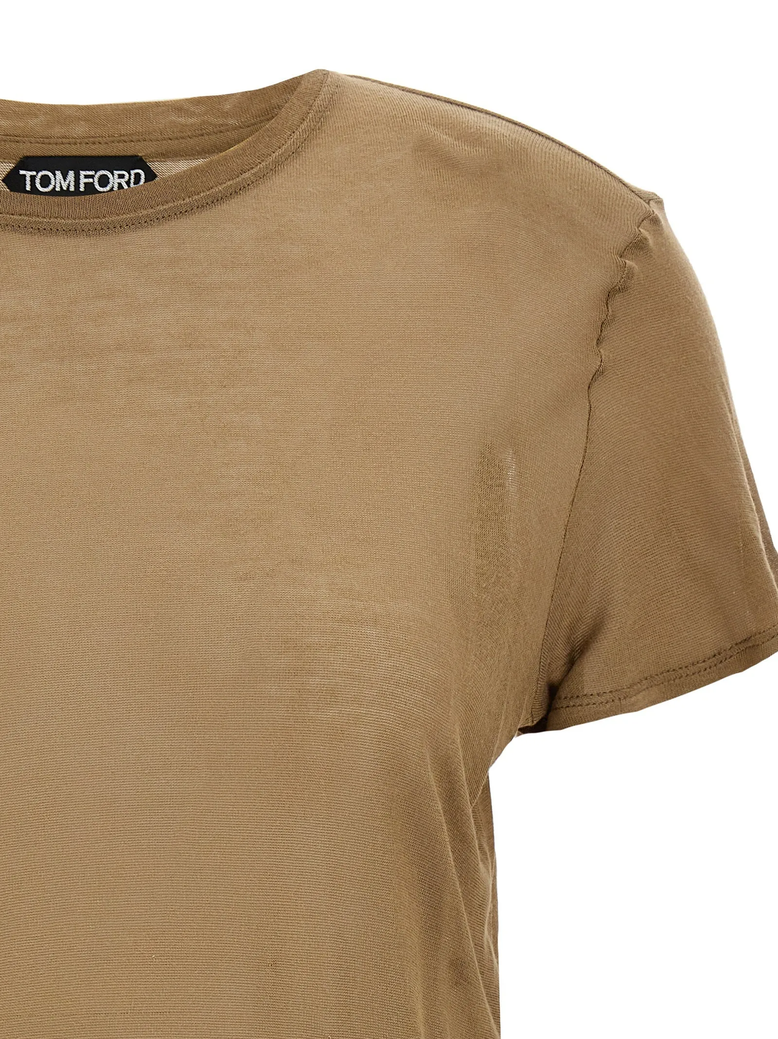 Bamboo T-Shirt Brown sold by Wanan Luxury product image thumbnail 3