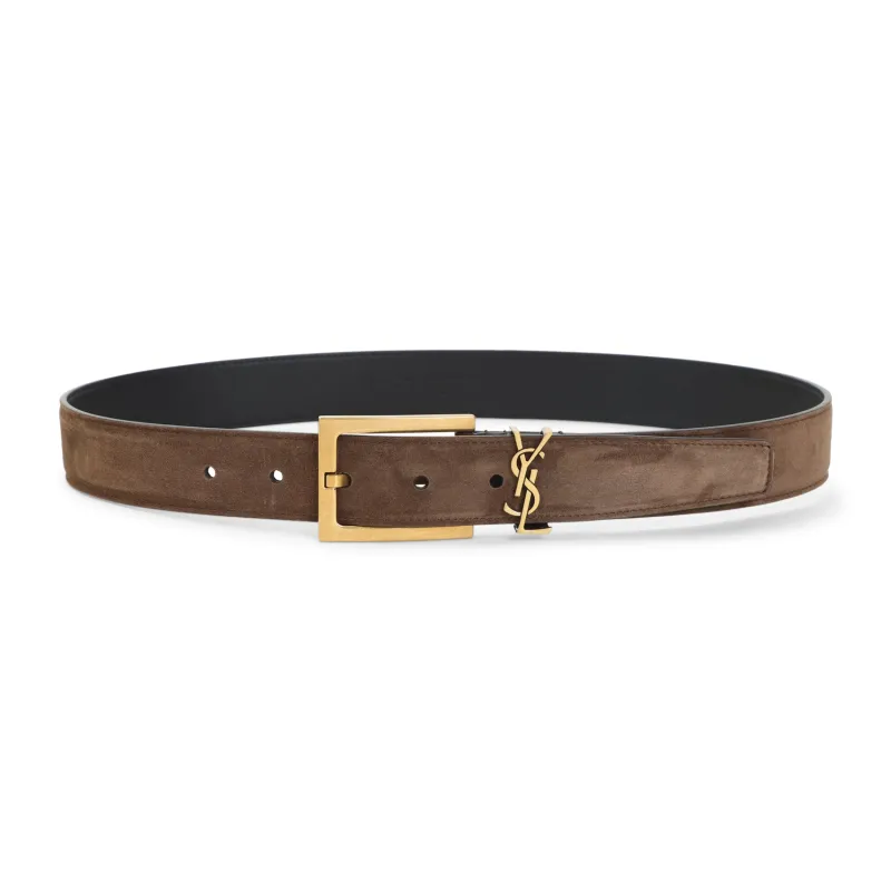 Belts Brown made by Yves Saint Laurent