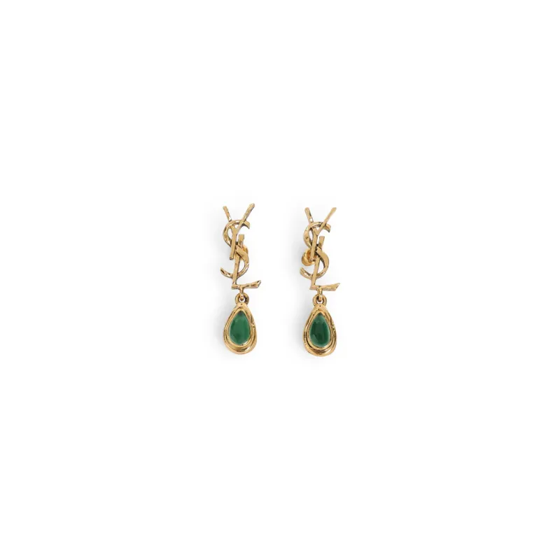 Earrings Metallic made by Yves Saint Laurent
