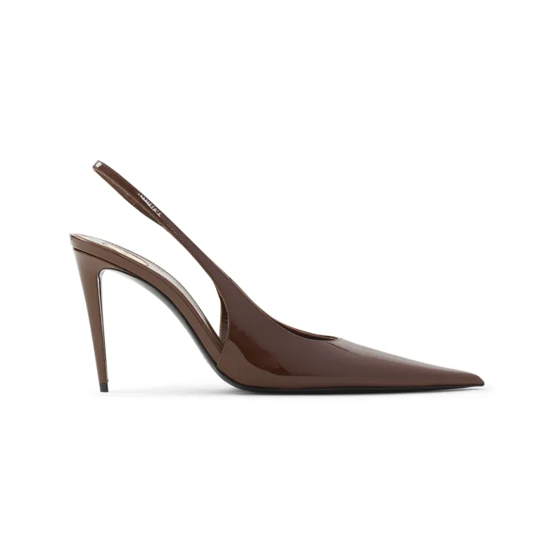 Pumps Brown made by Yves Saint Laurent