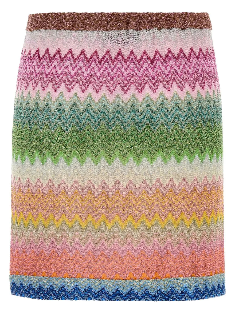 Zig-Zag Motif Mini Skirt sold by Wanan Luxury product image thumbnail 2