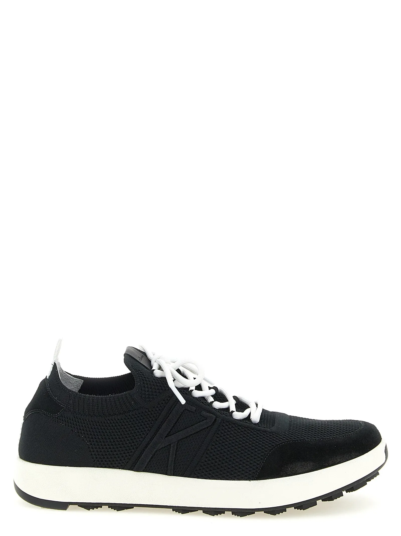 Technical Cotton Sneakers Black sold by Wanan Luxury