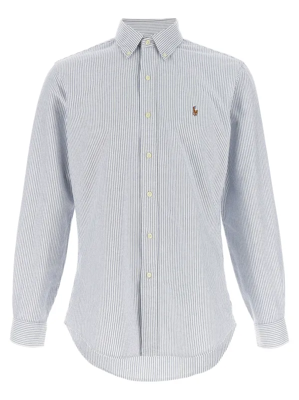 Button-Down Shirt Shirt And Blouse Light Blue made by Polo by Ralph Lauren
