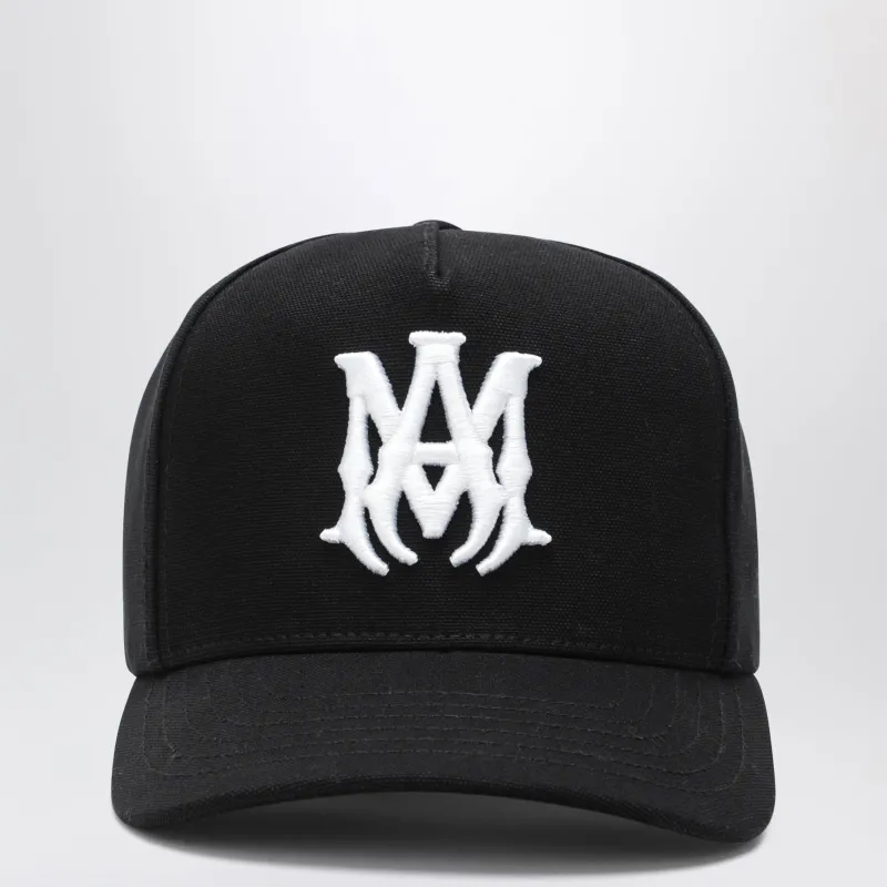 Black Baseball Cap With Logo made by AMIRI