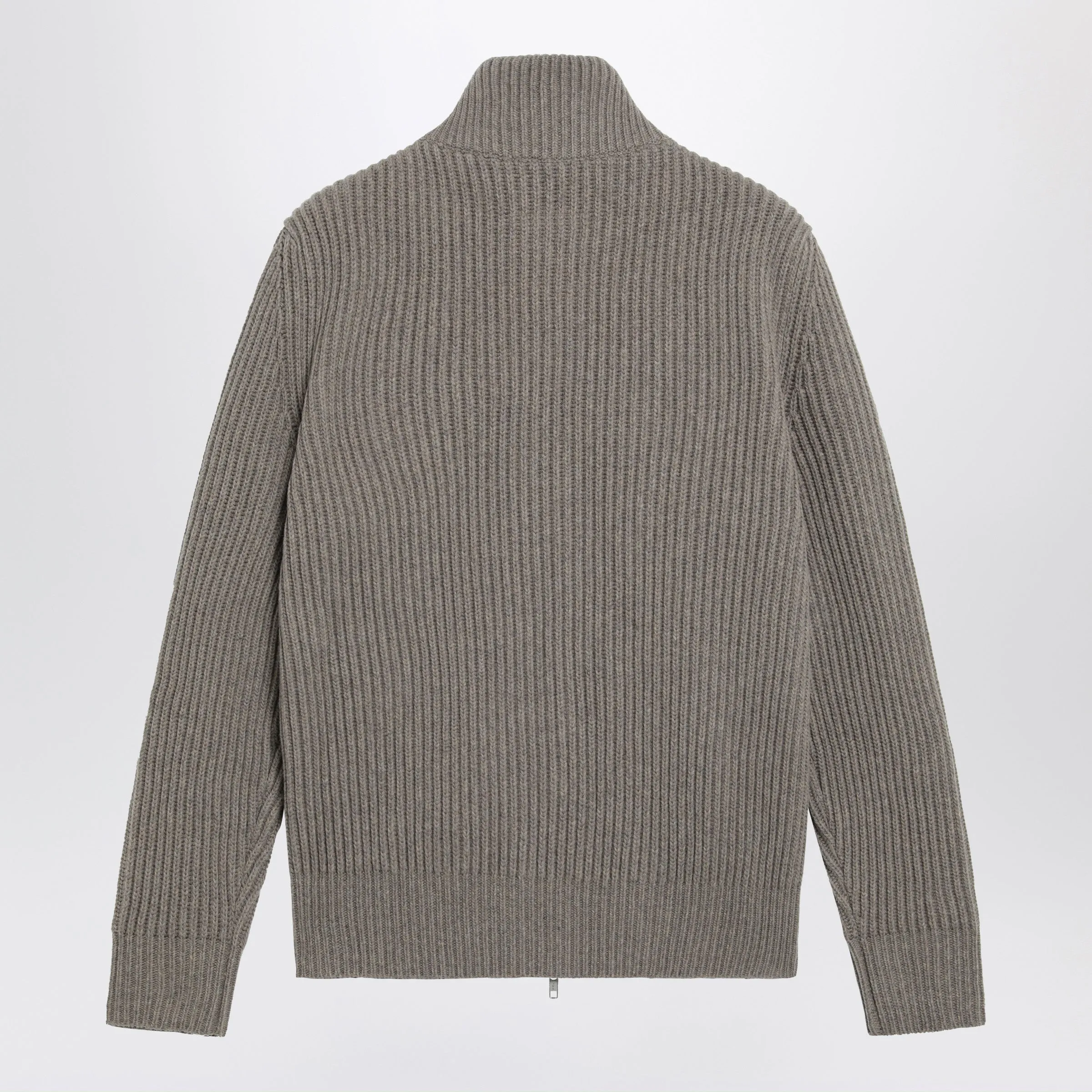 Beige Mélange Wool Cardigan sold by Wanan Luxury product image thumbnail 2