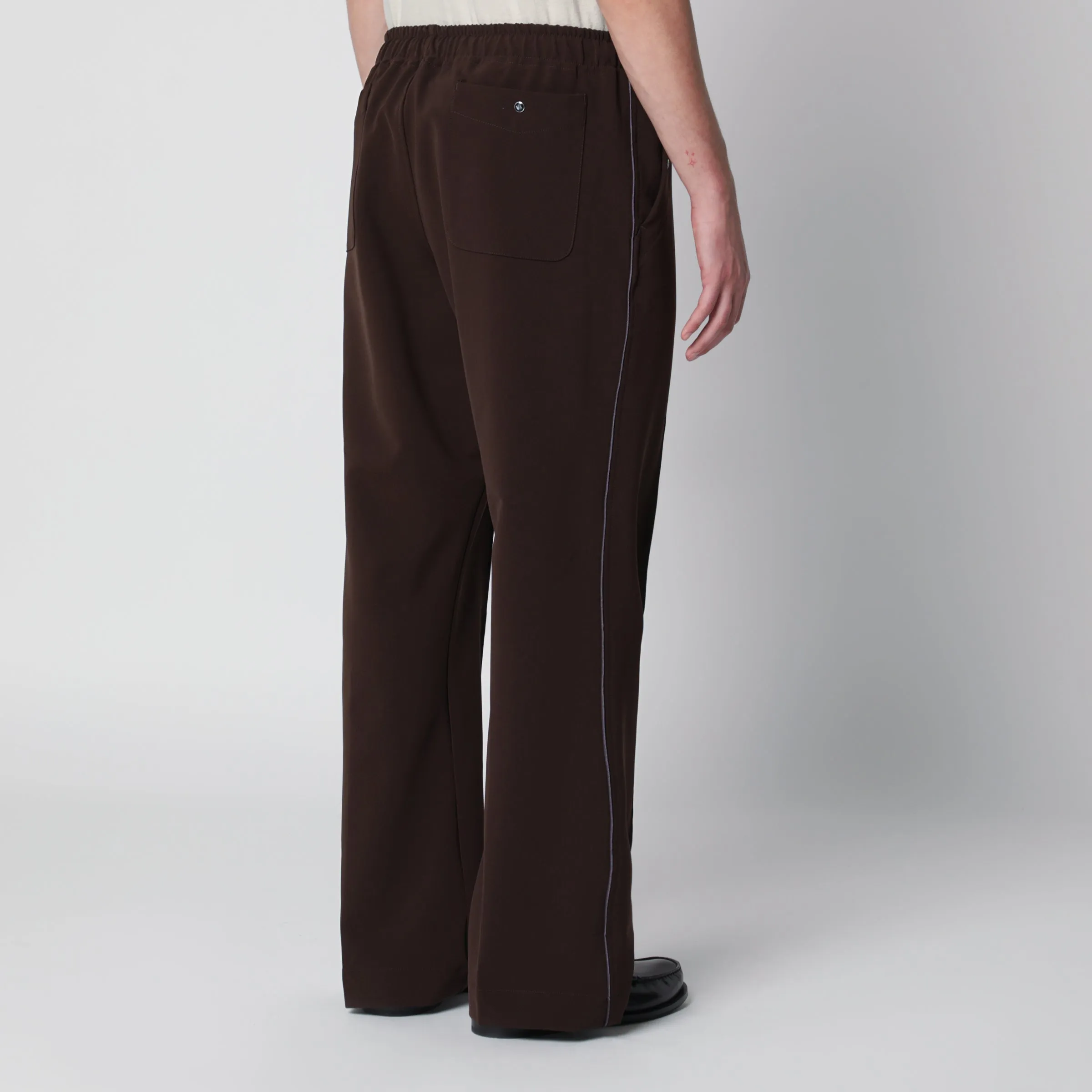 Polyester Piping Cowboy Pants In Brown sold by Wanan Luxury product image thumbnail 2