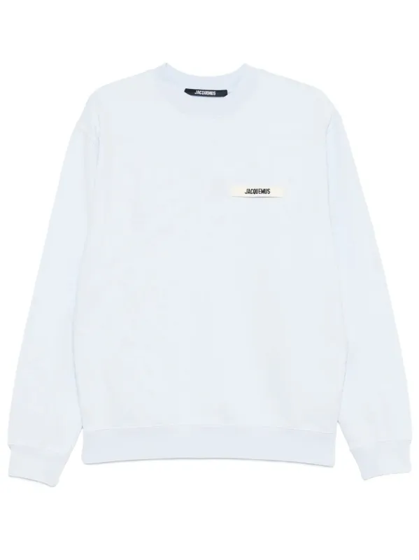 Le Sweatshirt Gros Grain In Cotton made by Jacquemus