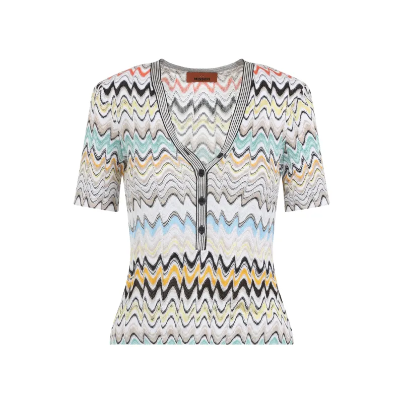 V Neck Multicolour made by Missoni