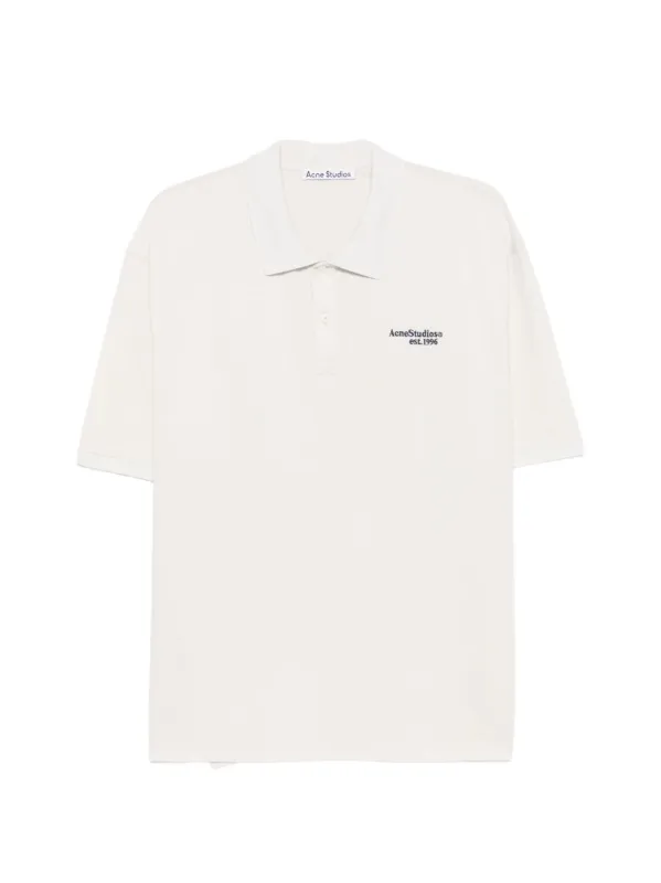Logo Cotton Polo Shirt made by Acne Studios