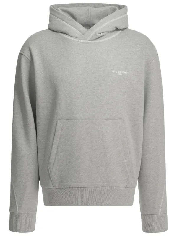 Couture Seam Contrast Stitching Hoodie made by Givenchy