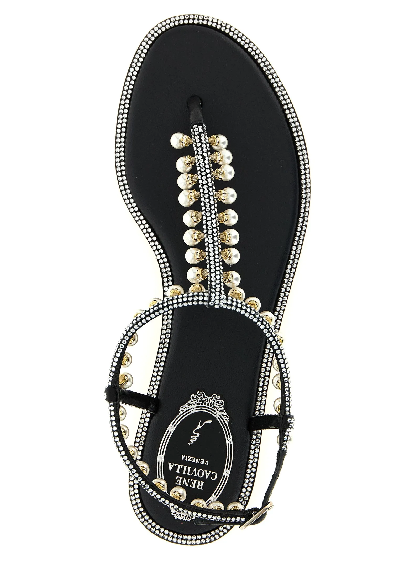 Diana Sandals White/Black sold by Wanan Luxury product image thumbnail 4