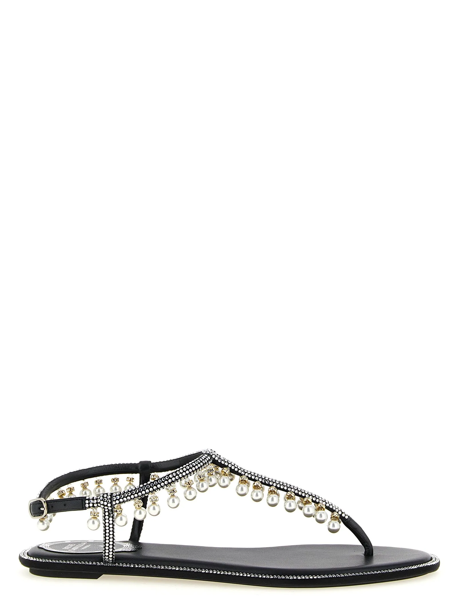 Diana Sandals White/Black sold by Wanan Luxury