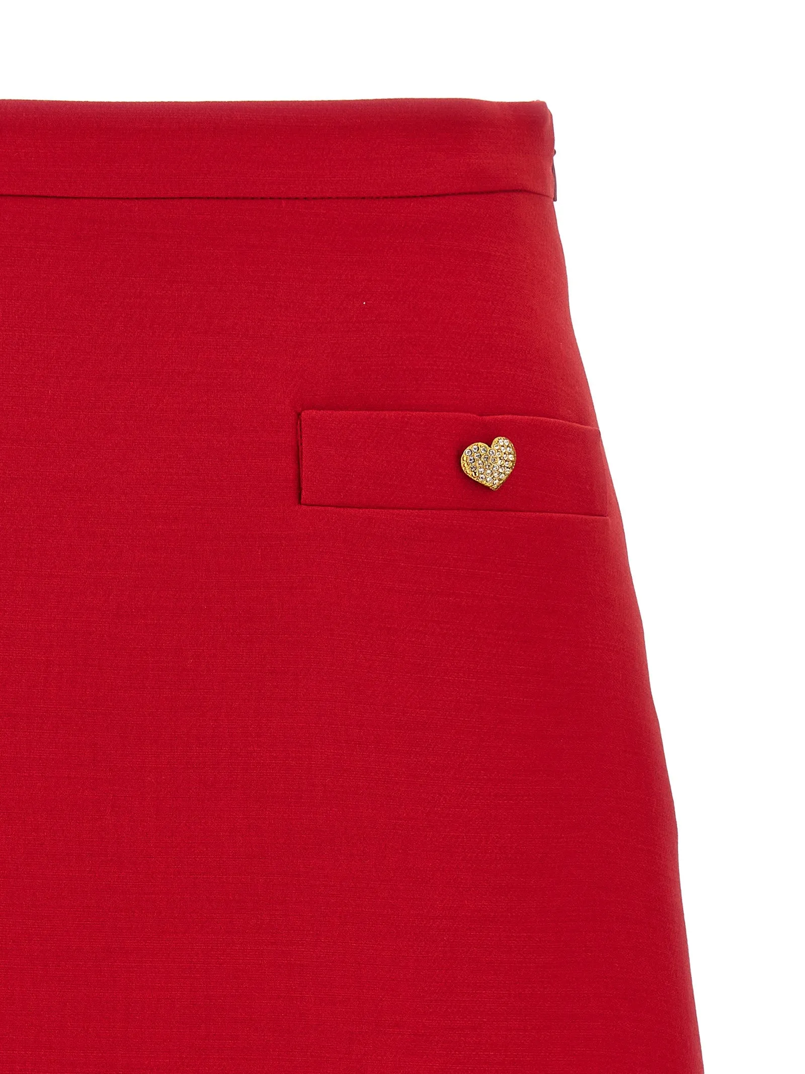 Valentino Garavani Crepe Couture Skirt Skirts Red sold by Wanan Luxury product image thumbnail 3