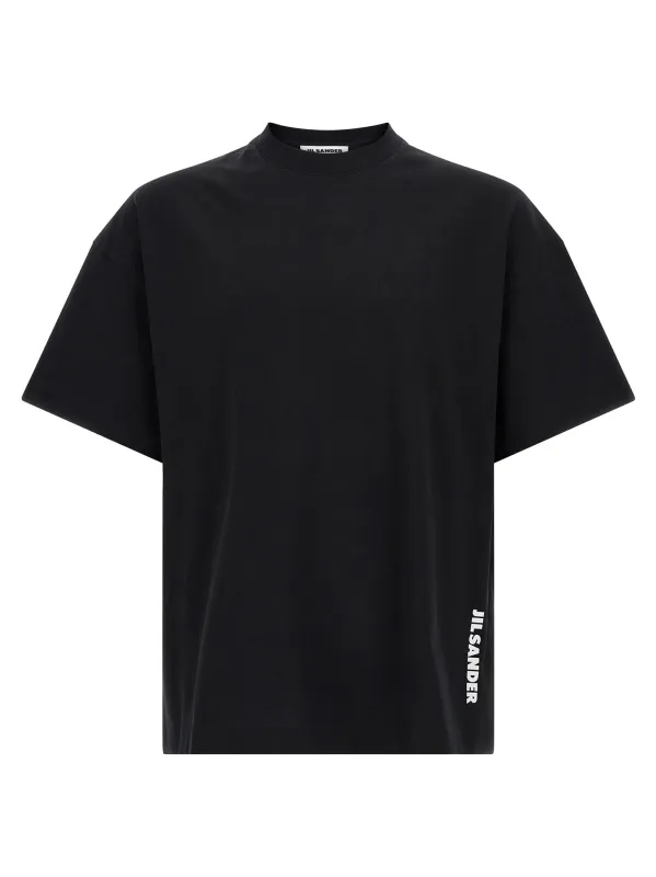Logo T-Shirt White/Black made by Jil Sander
