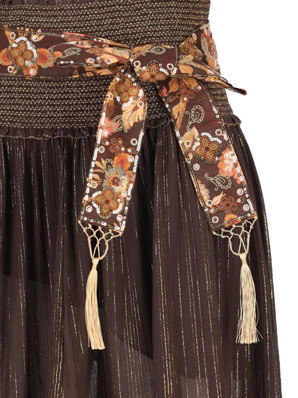 Aster Cotton And Silk Midi Skirt sold by Wanan Luxury product image thumbnail 3