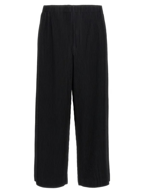 Monthly Colors: September Pants Black made by Issey Miyake