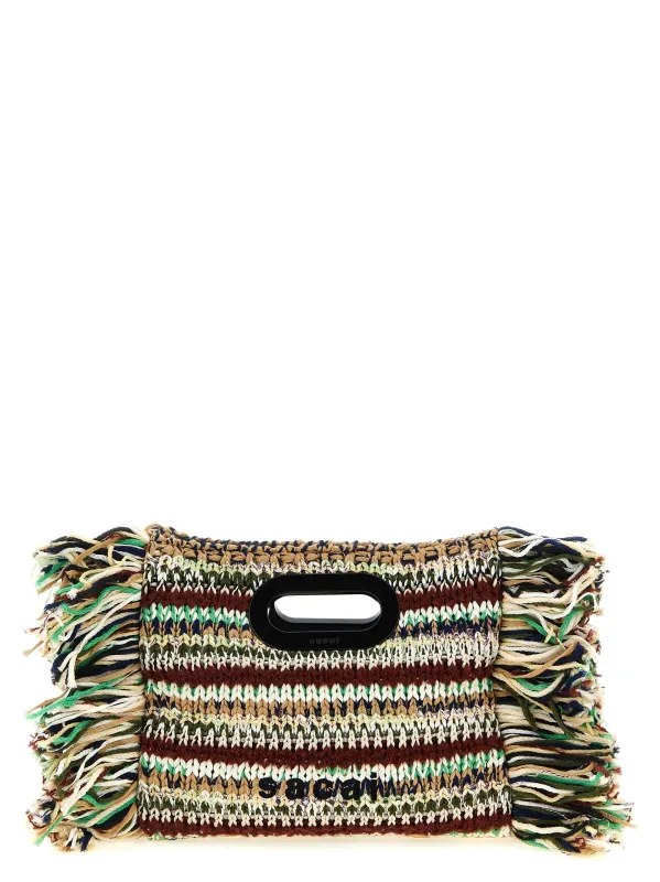 Small Fringe Shopping Bag Tote Bag Multicolor made by Sacai