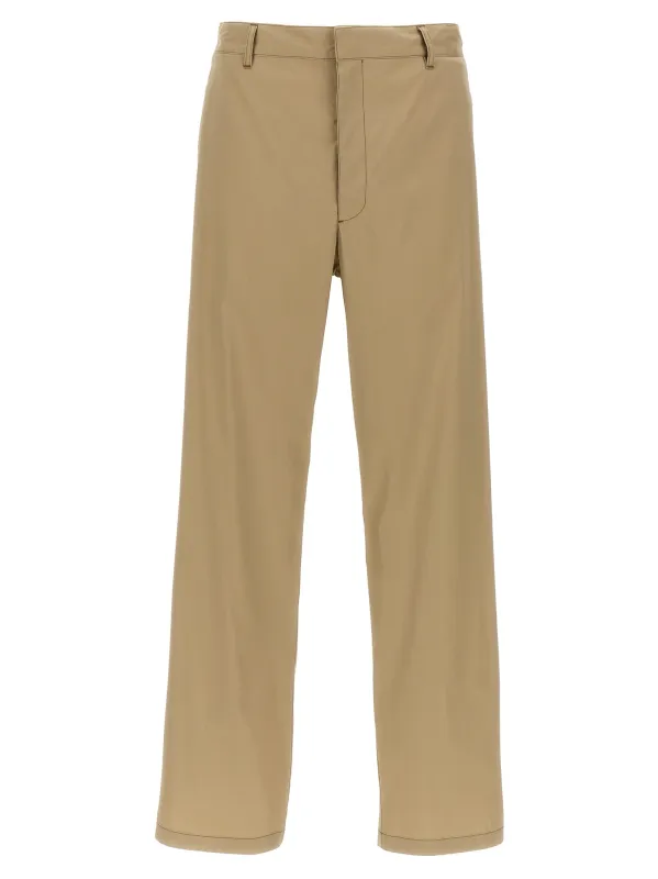Poplin Pants Beige made by Prada