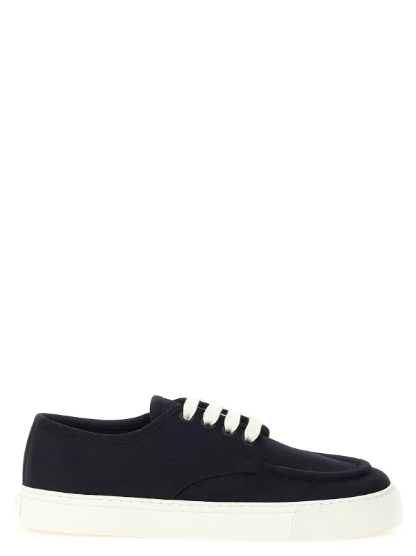 Cotton Sneakers Blue made by Prada