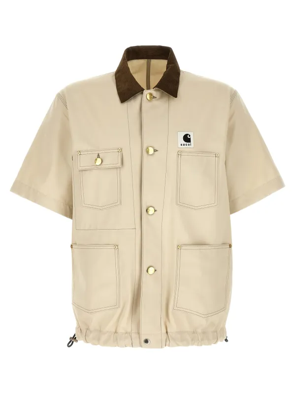 Duck Shirt And Blouse Beige made by Sacai