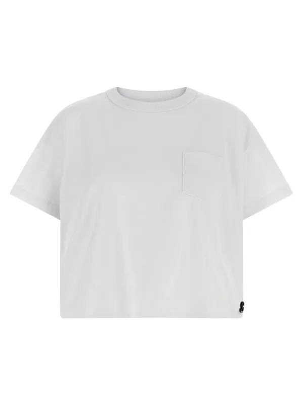 Logo Pin T-Shirt White made by Sacai