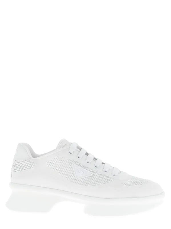 Mesh Sneakers White made by Prada