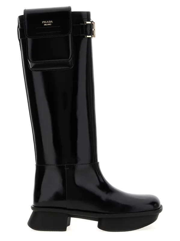 Equal Boots And Ankle Boots Black made by Prada