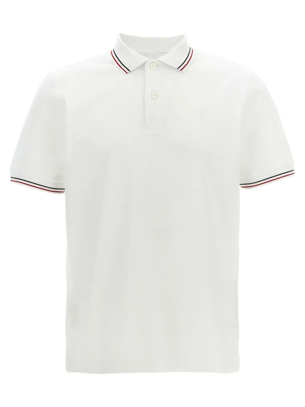 Piqué Shirt Polo White made by Prada