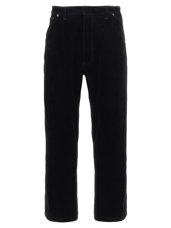 Velvet Pants Black made by Prada