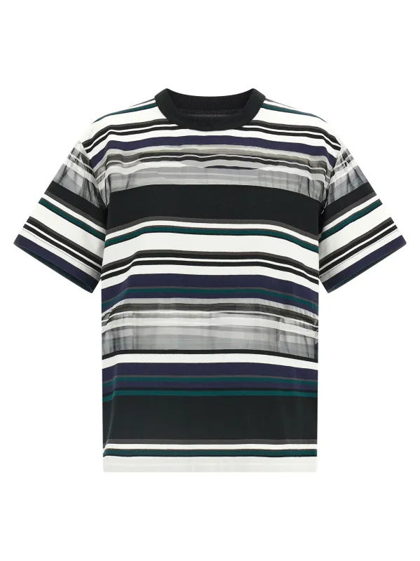 Organza Insert T-Shirt Multicolor made by Sacai