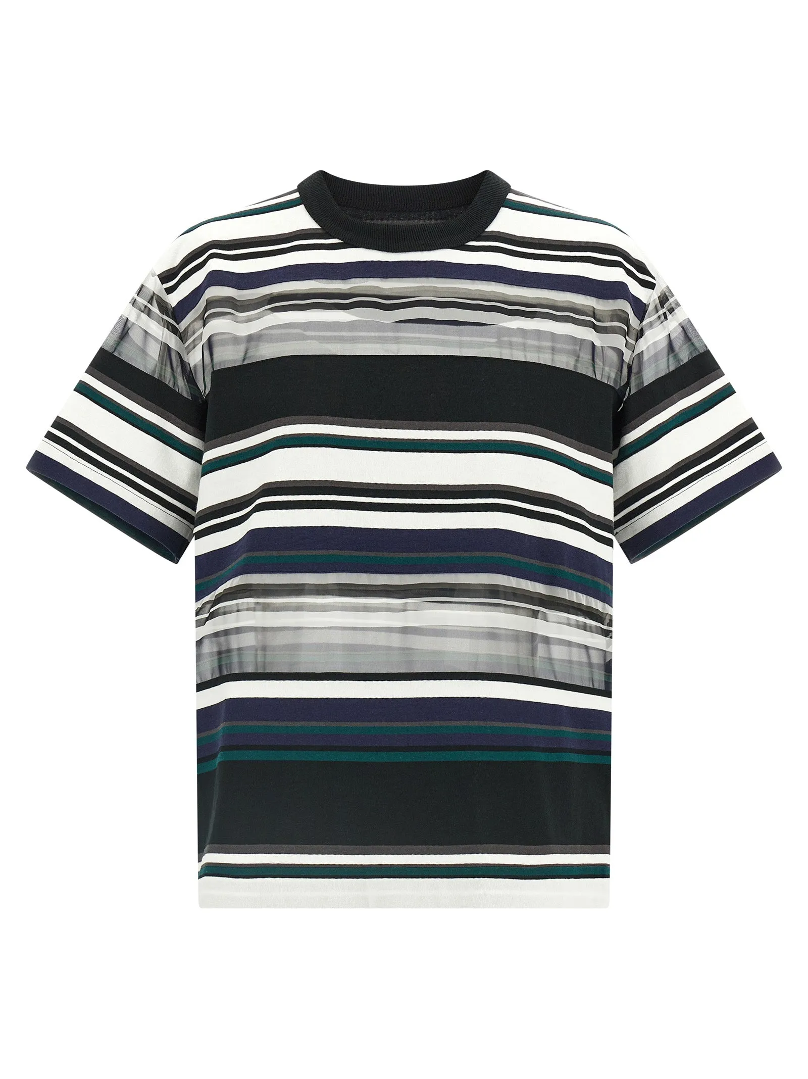 Organza Insert T-Shirt Multicolor sold by Wanan Luxury