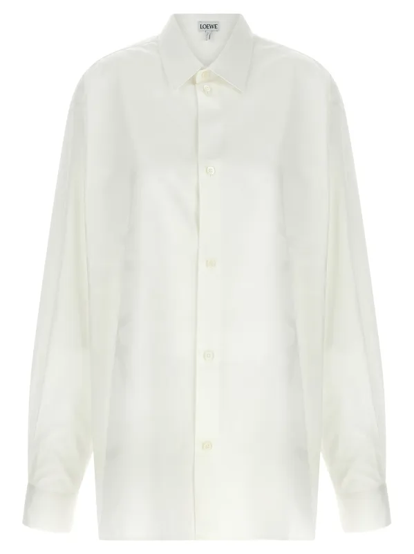 Anagram Shirt Shirt And Blouse White made by Loewe