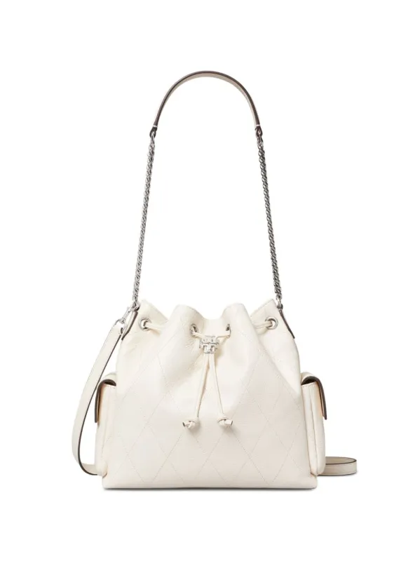 Charlie Leather Shoulder Bag made by Tory Burch