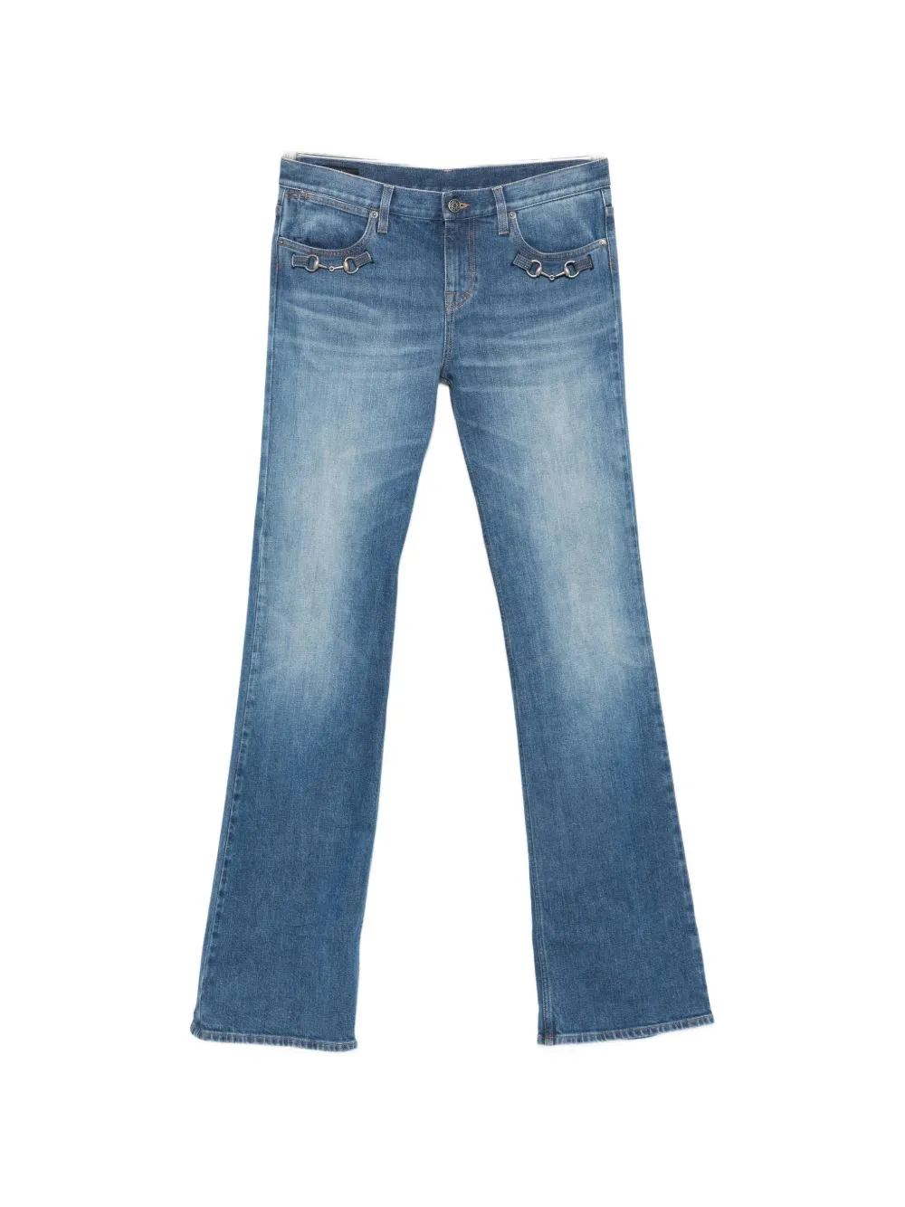 Horsebit Denim Jeans sold by Wanan Luxury